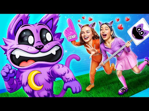 CATNAP KRIJGT EEN FANCLUB! Poppy Playtime Hoofdstuk 3! Extreem Verstoppertje met Catnap!