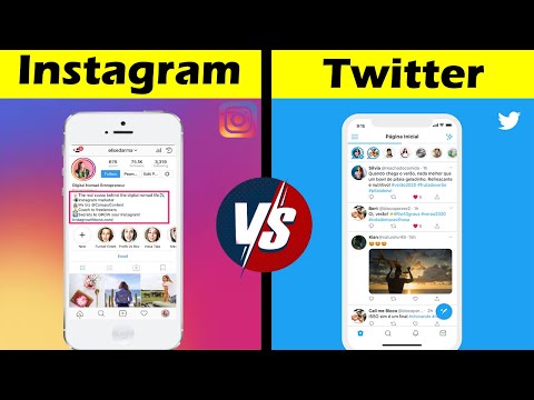 Instagram VS Twitter Company Comparison in Hindi #shorts #short