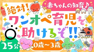 【赤ちゃんが喜ぶ25分】ワンオペ育児を助けるぞ！！👶🏻🌟🌲ö│乳児・幼児向け知育番組│0歳からの子育て知育アニメ【赤ちゃんが泣き止む・喜ぶ動画】