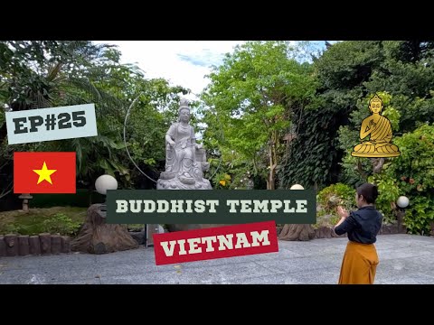 We Visited @tuvienkhanhan  An Buddhist Temple in Ho Chi Miny City Vietnam!!