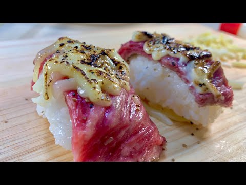 There is no doubt about this. .. 🤤 How to make exquisite [meat sushi] & simple recipe