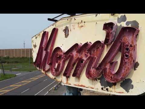 A Trip down Memory Lane | Mom's Diner Sign Abandoned