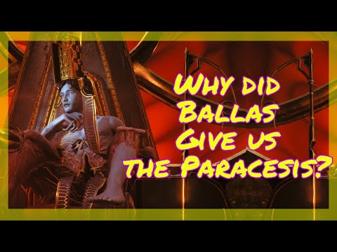 Why Did Ballas Give Us the Paracesis? | Warframe Lore Explained