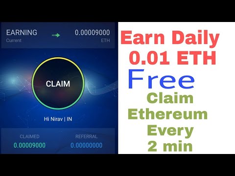 Free Earn Daily 0.02 ETH | Claim your Ethereum in every 2 minutes