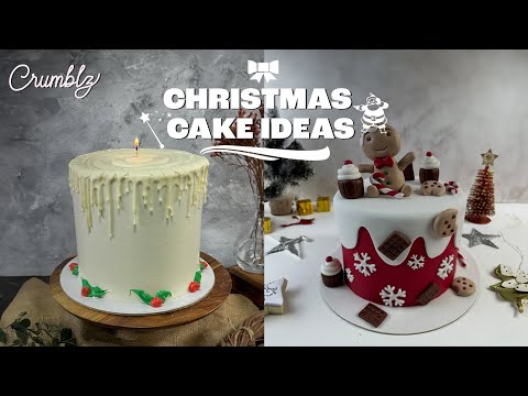 Amazing Ideas & Tutorials for Decorating Christmas Cakes | Christmas Desserts