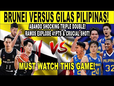 GILAS PILIPINAS vs BRUNEI - Ramos New Year Shocking Winning Layup! FIBA Qualifiers 2k