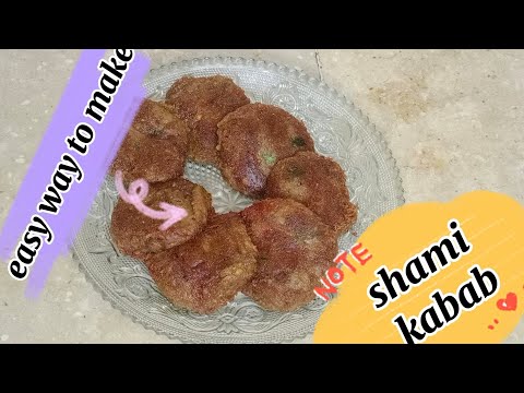 how to make shami kabab?/ shami kabab banany ka easy tarika/#shamikabab #kababrecipe #easytomake