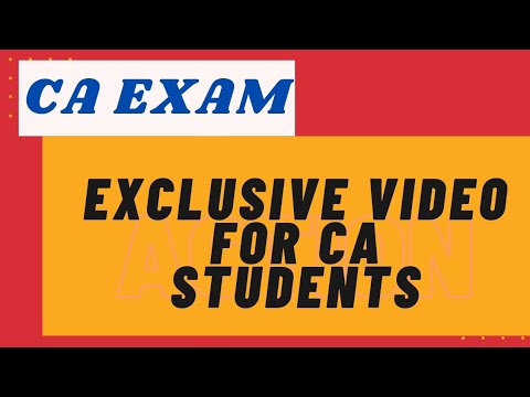 EXCLUSIVE video for CA students | CA exams | Repeaters👍