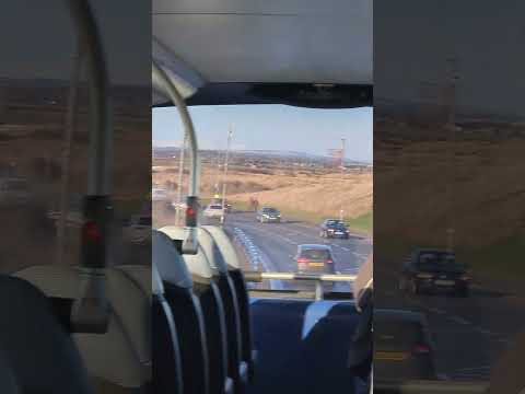 Fantastic View From Arriva 7504 On The 308 To Bylth In Seaton Sluice 7/1/25! 🚌🏔️🗻