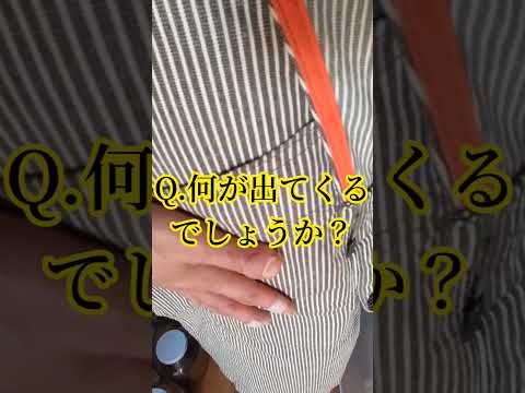 エプロンのポッケから何がでてくると思う⁉️