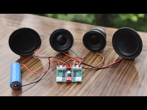 XH-A156 3W×4 DC 5v Mini Stereo Amplifier Board | Full Wiring and sound Test