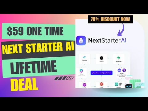 ❇️❗❇️Next Starter AI Lifetime Deal | How to Build a Web App Overnight | $59 Lifetime Deal | 70% Now