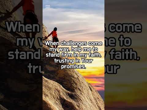 Christian Daily Morning Prayer for Courage and Strength