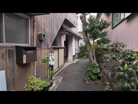 Walking in the back alleys and slopes of Fishing Port, a suburban port town in Zushi, Japan.