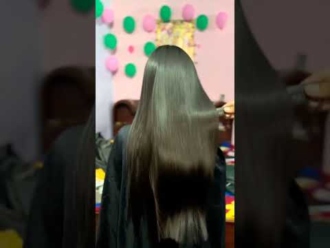 Hair Kerashine Hair Treatment Step By Step | Hair Keratin Smoothning Treatment 🔥 #viralvideo