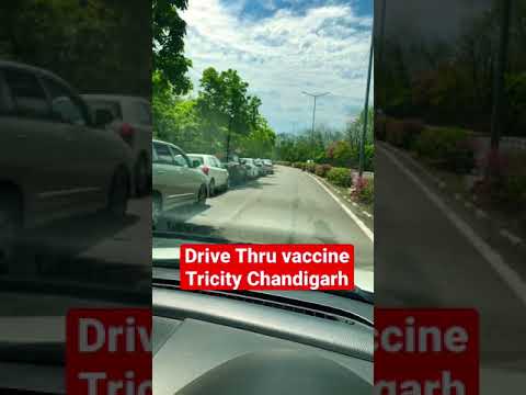 Drive Thru Vaccine #chandigarh #shorts