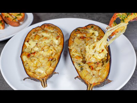 Only 3 Ingredients for a Fast Dinner! Delicious Eggplant Recipe!