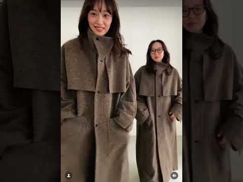 Hella WING YOKE NEP COAT　Brown