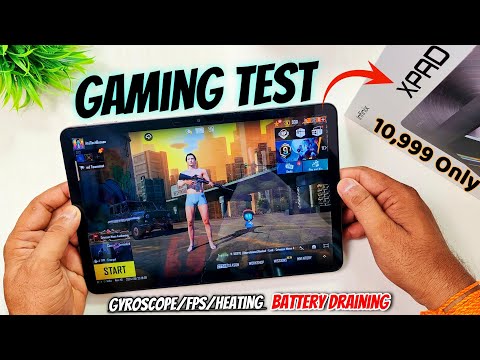 Infinix XPAD PUBG (BGMI) Gaming, Gyro, FPS & Battery Draining Test | Best Gaming Pad Under 10K ?