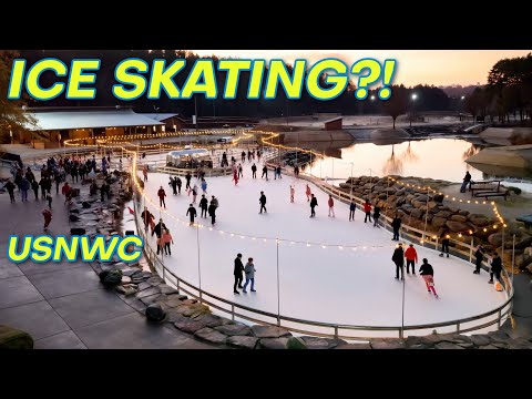 Unexpected Ice Skating at the Whitewater Center ~ Charlotte Adventure