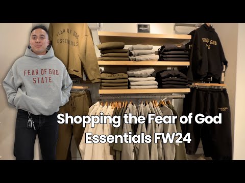 Fear of God Essentials FW24 VLOG | LWH Clothing Samples are in!