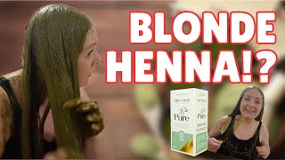 Blonde henna? Does it work? Trying blonde henna hair dye