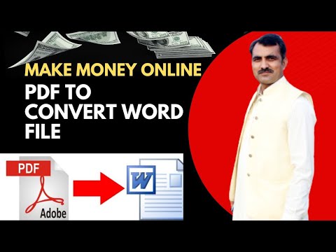 how to earn money with Data Conversion PDF To Documents Convertor Skill  /Work From home Pdf to Word