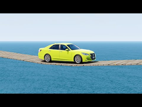 Mobil vs Suspension Bridge #12 - BeamNG Drive