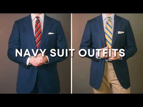 5 Ways To Wear A Navy Suit