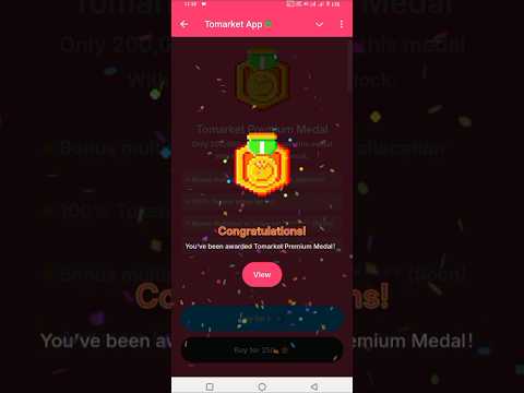 Tomarket 🍅 premium medal 🥇|| how to buy  || only for 200000 players#tomarket #tomarketairdrop