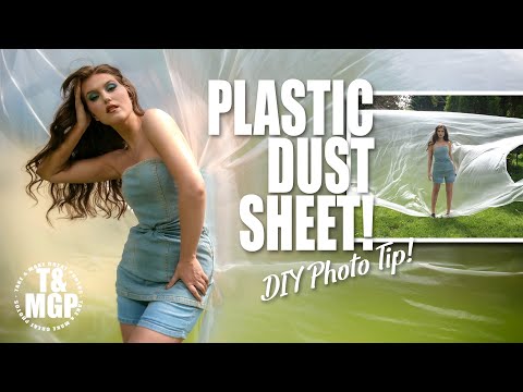 Using a Plastic Dust Sheet as a Background?! | Take & Make Great Photography with Gavin Hoey