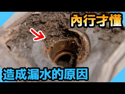 內行人才懂的細節造成天花板漏水壁癌！原因居然藏在排水管？【水電爸爸】