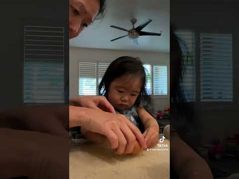 Is 15 months too young to peel an egg! Let’s find out!