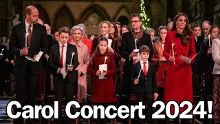 Princess of Wales & British Royal Family | Together At Christmas Carol Concert 2024