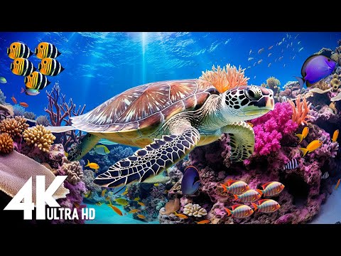 [NEW] 11HR Stunning 4K Underwater Footage-Rare & Colorful Sea Life Video, Sleep Meditation Music #13