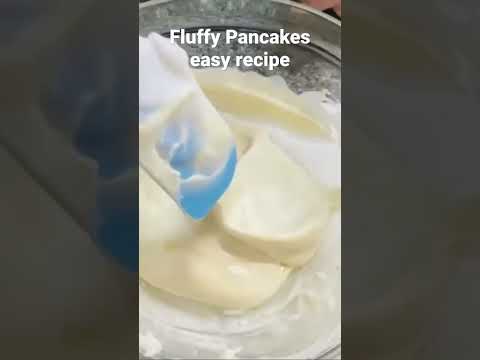 Fluffy Pancakes easy recipe #youtubeshorts #recipe #viral