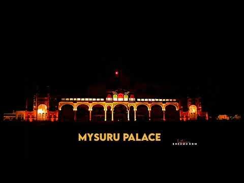 Mysore palace light show with music beat //#mysorepalace #mysuru #karnatakatourism #chamundeshwari