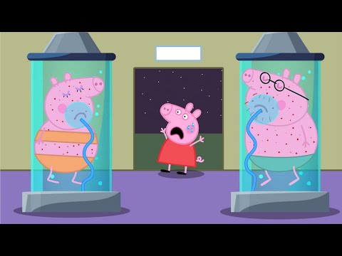 Daddy Pig and Mummy Pig in the tube?? | Peppa Pig Funny Animation