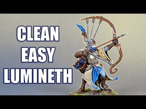 Army Painting Lumineth Realm-Lords Vanari Auralan Sentinels - A Warhammer Age of Sigmar Tutorial