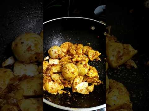 Garlic egg fry #youtubeshorts #food #trending #reels