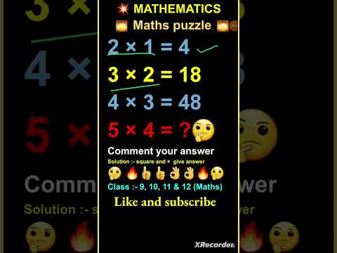 🔥 Can you solve this puzzle | Math puzzle #shorts #youtubeshorts #ytshorts