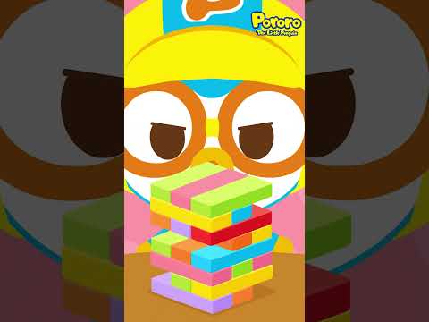 Color Block Game Song🎵 #pororo #shorts #song