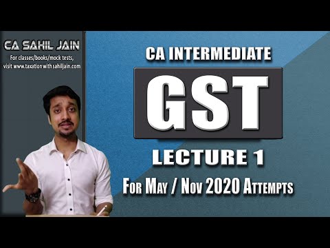 GST Basics Lecture 1