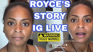 ROYCE REED AFRAID FOR HER LIFE | FULL INSTAGRAM LIVE | ⚠️ LIVE GETS MUTED AT THE END #dwighthoward