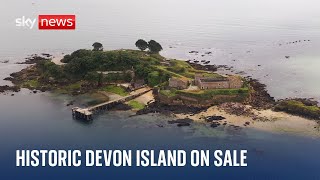 Plymouth’s historic Drake’s Island back on sale with plans for a hotel