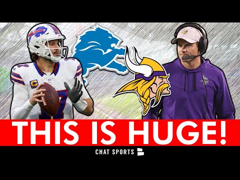 Vikings Receive BIG-TIME News After Josh Allen EXPOSES The Lions