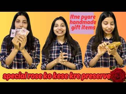 Special rose 🌹 ko kese smbhal kr rkhe ??  handmade gift ideas || JV28 #jaatnivlog #handmade