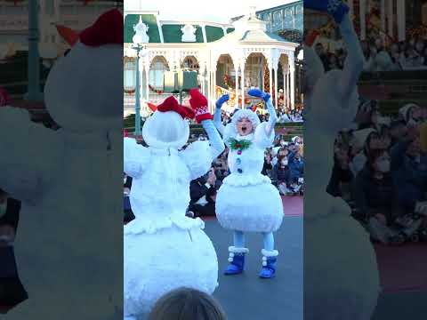 クルクルまわる雪だるまダンサー #ディズニークリスマス #shorts #disney