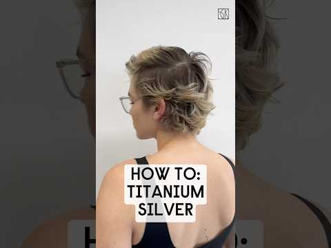 How to: TITANIUM SILVER HAIR by SCK #sanjacaricakarasman #silverhair #greyhair