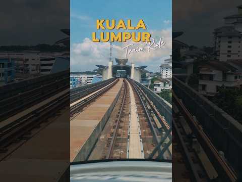 Kuala Lumpur - Train Ride #Kltrain #klmrt #kualalumpur #trainride #train